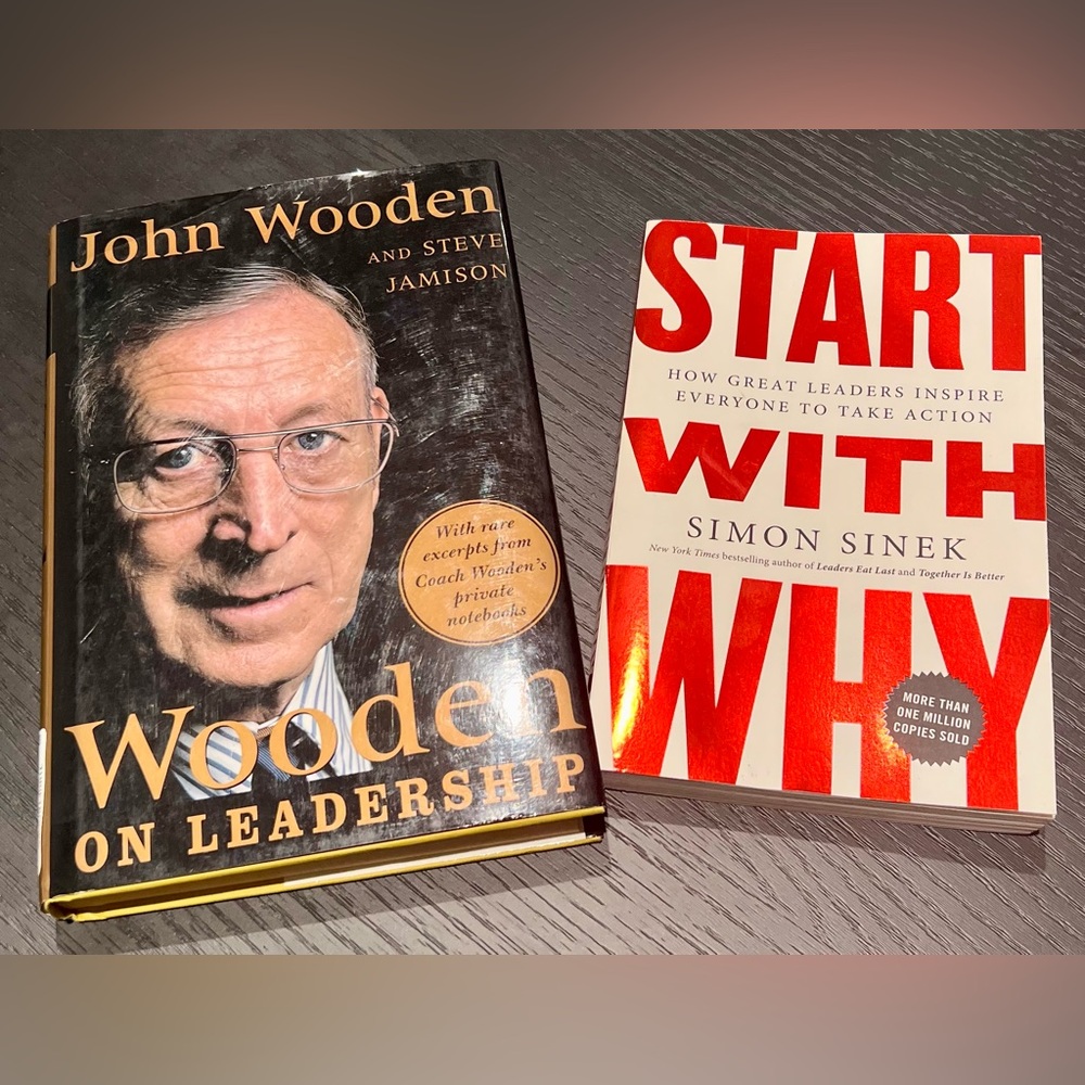 Wooden on Leadership & Start With Why Book Set